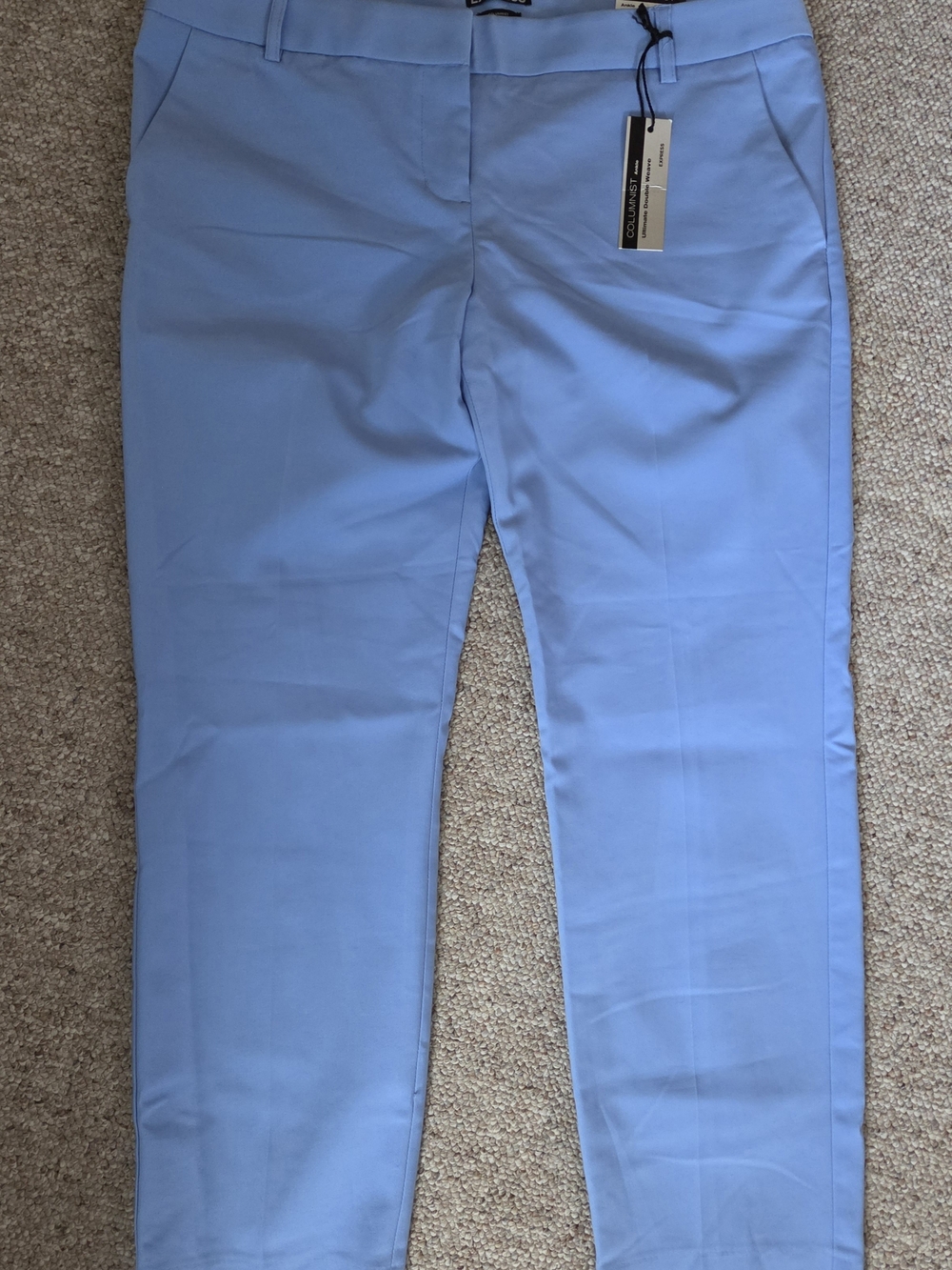 Express Women's Ankle Pants in Light Blue